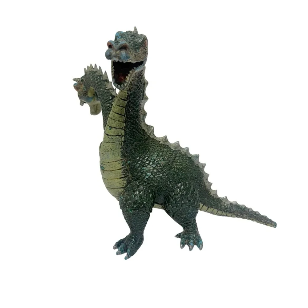 Vintage 1983 Imperial Dragons Knights‎ Daggers Green/Blue Two 2-Headed Dragon